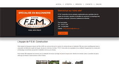 Desktop Screenshot of femconstruction.com
