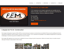 Tablet Screenshot of femconstruction.com